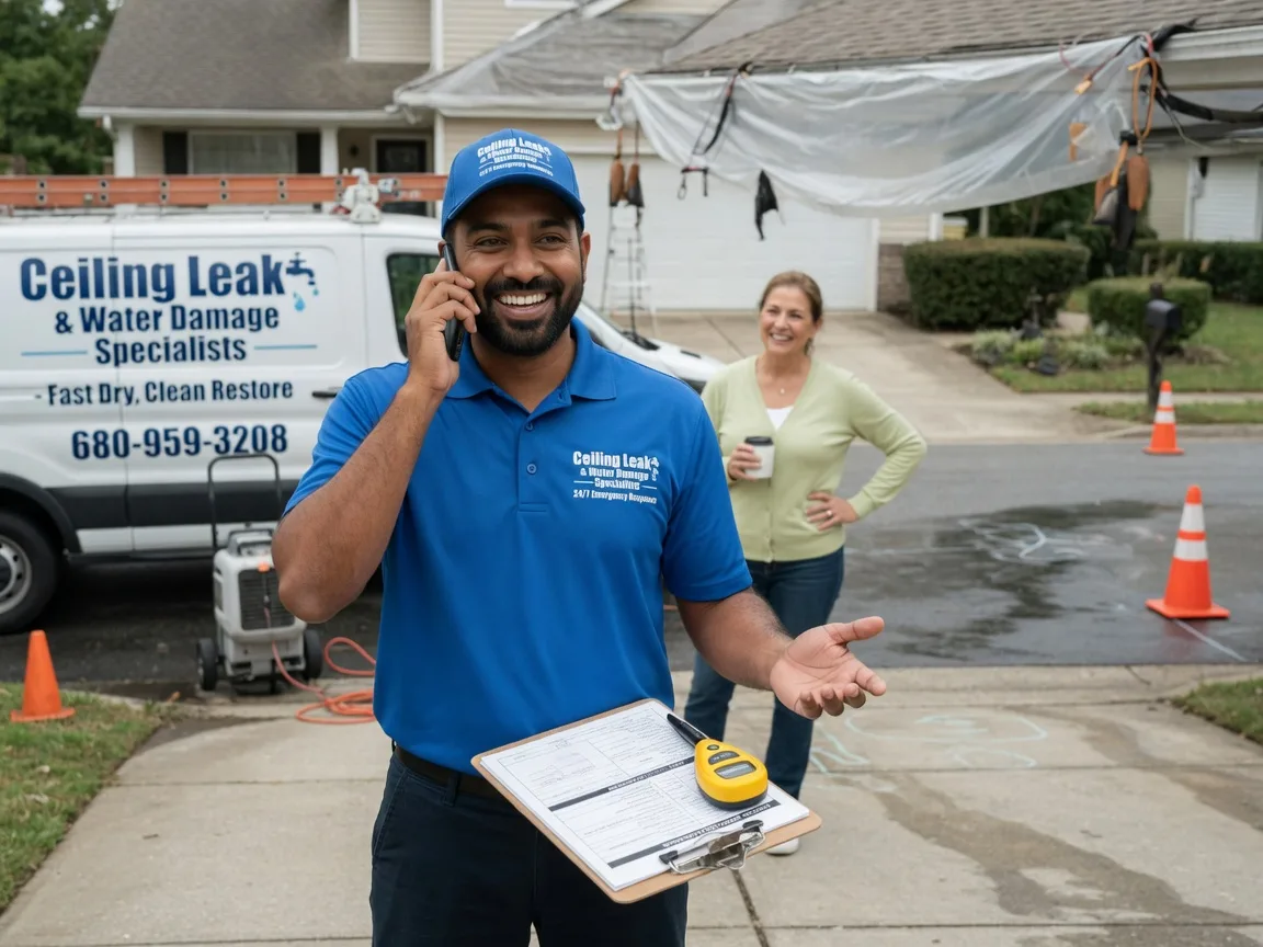 Ceiling Leak Cleanup Harris, MO FAQs
